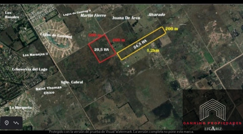 Imagen 2 de 3 de 45 Hectareas -fracción - Canning- Esteban Echeverría - Campo - Desarrollo