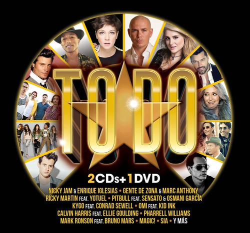 Todo - Varios Artistas 2 Cd + 1 Dvd Nuevo Cd- Disco Nuevo