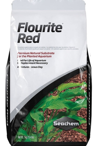 Flourite Red 7kg Sustrato Grava Acuario Plantado Pecera