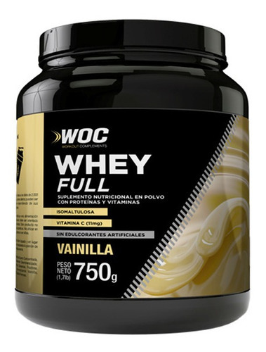 Whey Full Sabor Vainilla Woc   Tarro De 750g 