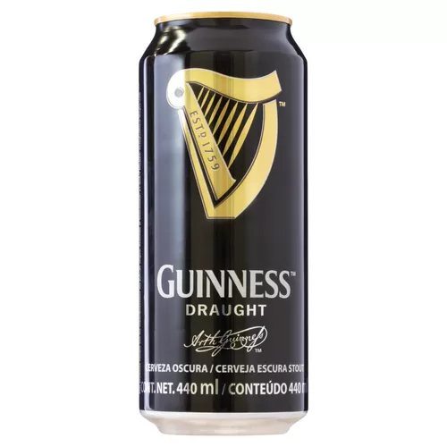 Imagem 1 de 3 de Cerveja Guinness Draught Stout Lata 440ml