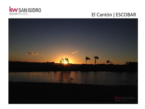 Lote En Venta | Laguna | Barrio El Cantón | El Cantón Barrio Norte | Escobar