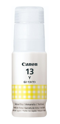 Botella De Tinta Canon Modelo Gi-13 (y; C; M; Bk; R; Gy)