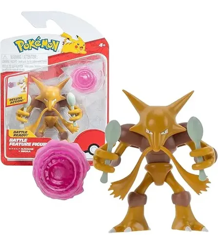 Alakazam - Battle Feature Figure - Pokémon - Jazwares - 9 Cm