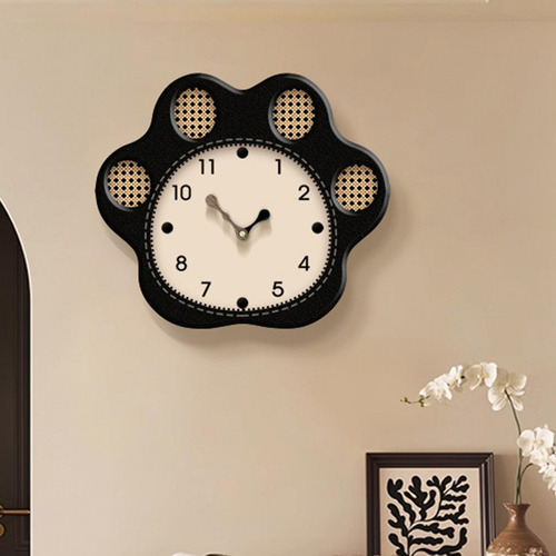 Reloj De Pared Colgante, Decoración Del Hogar, Adorno Negro