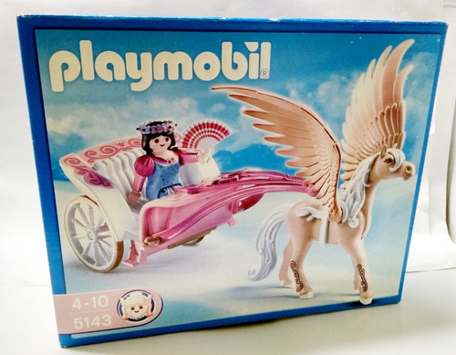 Imagen 2 de 5 de Playmobil Pegaso Con Carruaje 5143