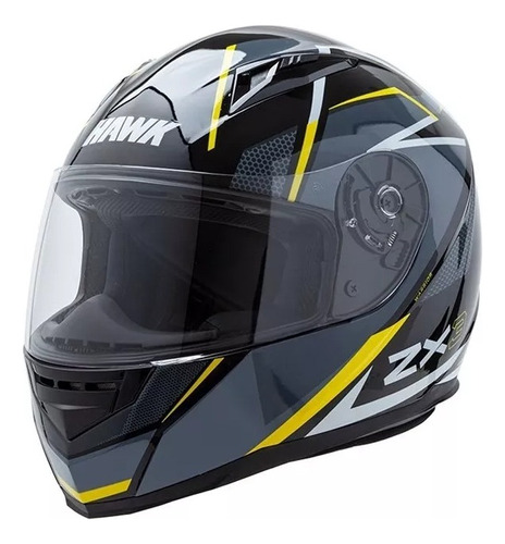 Casco Integral Hawk Zx3 Con Graficas Talle  Xl 