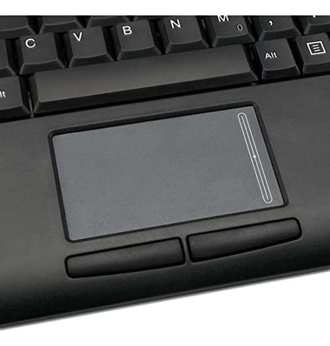 Teclado Wkb-4110 Inalámbrico Con Panel Táctil/negro