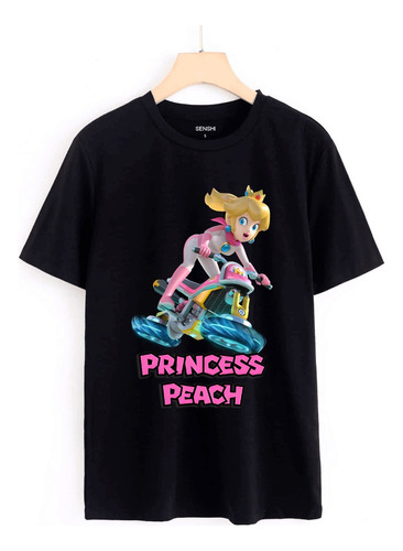 Polera Princesa Peach Estampada Dtf Cod 002 Senshi