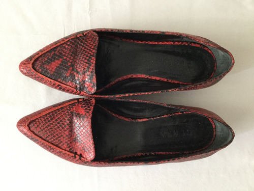 Super Sale! Clara. Zapatos Chatos Animal Print. Talle 37