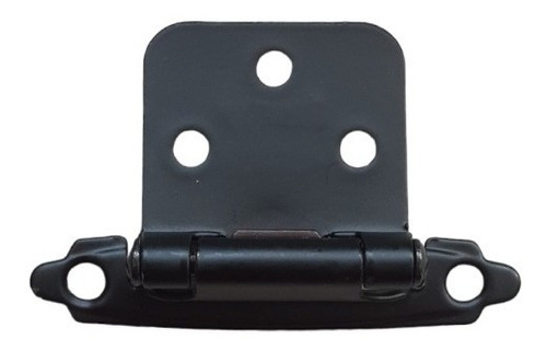 Bisagra Tipo Parche Color Negro 1 Juego