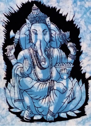 Franela En Batik Ganesha Deidad Del Hinduismo Hecha En India