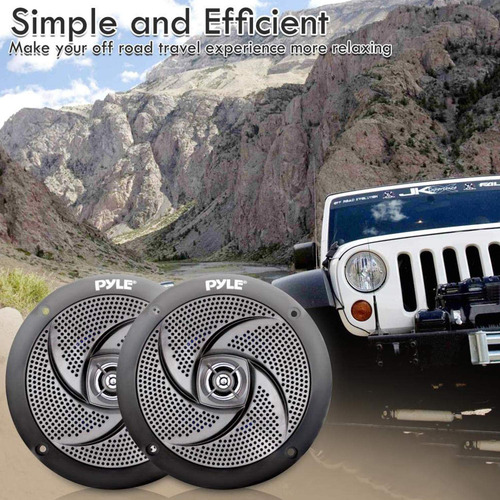 Altavoces Marinos Pyle Plmrs5b, 13,3 Cm, 180 W, Resistentes