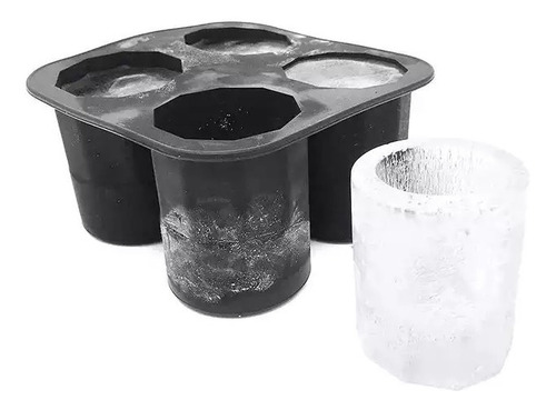 Vasos De Hielo Molde Silicona Para Bebidas Tragos 