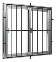 Comprar Ventana De Aluminio Con Reja En Hierro 12mm De 100 X 80