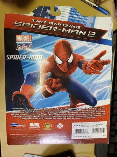 Figura Spider Man Marvel Select The Amazing Eternia Store
