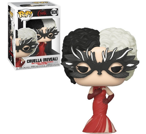 Boneco Funko Pop! Cruella  Reveal 1039 Personagem Disney