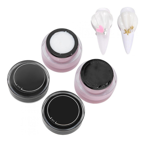 Gel Para Decoración De Uñas Diy, 8 Ml, 2 Unidades, Tallado,