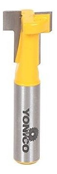 Yonico 14190q T-slot Cutter Router Bit Para 3/8-inch Hex Bol