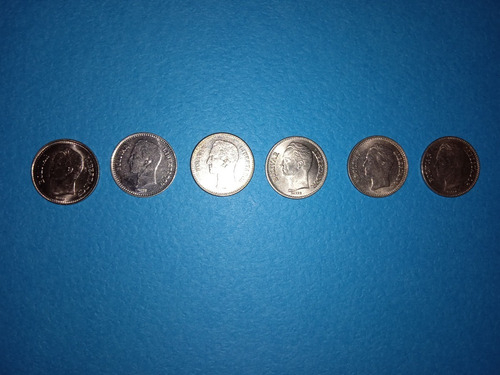 Moneda De 25 Centimos (medio) Año 1965,77,78,87,89,2000