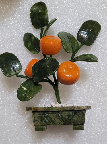   Arbol De  3 Mandarina De Jade Feng Shui