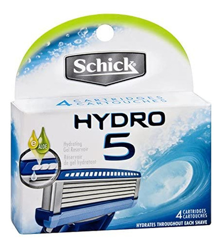 Recambio De Cuchilla De Afeitar Schick Hydro 5 Para Hombre,