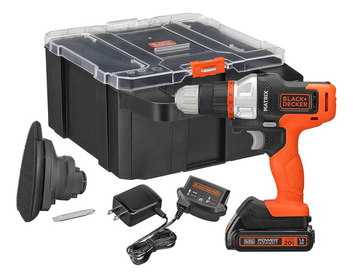 Negro + Decker Negro + Decker Matrix 2v Max Drill + Sander C