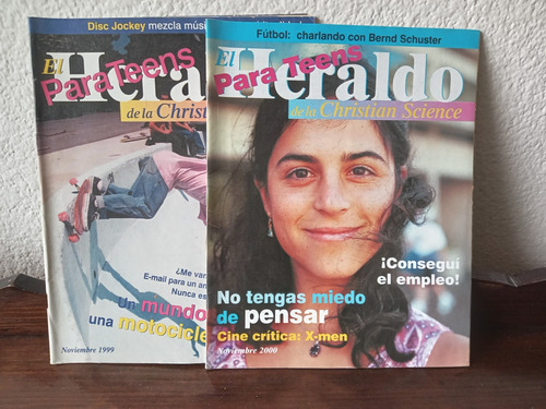 Par De Revistas Heraldo Para Teens - 1999/2000