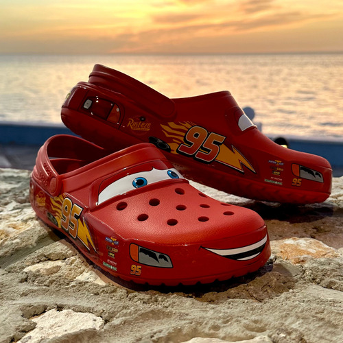 Crocs Rayo Mcqueen Sandalias Zuecos Hombre Mujer Niño Disney