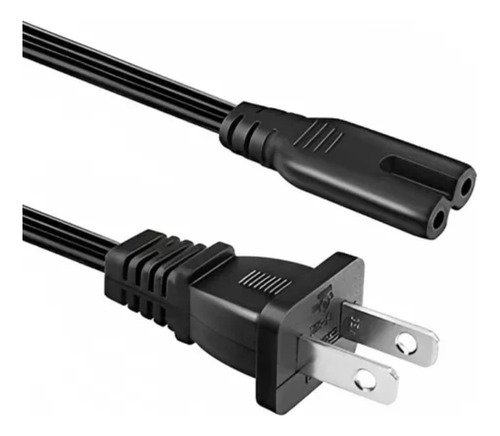 Cable De Poder Tipo 8 De Corriente Cargador Laptop 1.8m