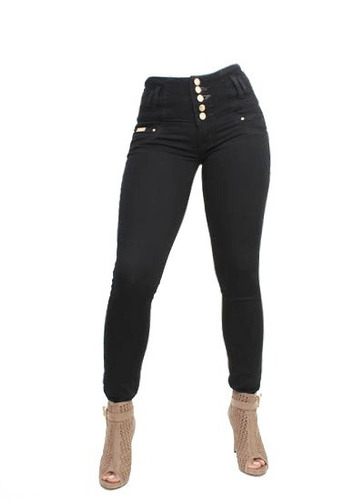 Pantalon Mezclilla Color Negro Marca Savi Jeans Mod.zpr-28