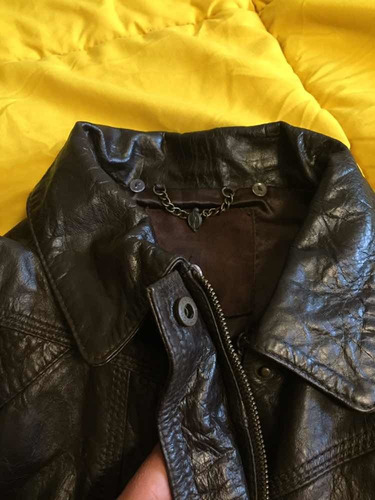 Imagen 1 de 4 de Campera De Cuero Dama