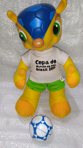 Fuleco Mascote Copa Brasil 1994 Pelúcia Com Vinil