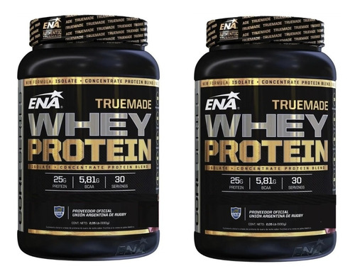 True Made Whey Protein 2 Lb 2x1 Ena Sport Proteína Aislada Y Concentrada