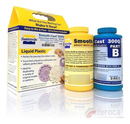 Smooth On Cast Sc 300 Resina De Poliuretano Kit 860 Grs