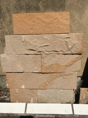Piedra Natural Arenisca 10 Cm X Largos Variables Revestimien