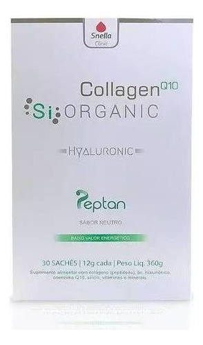 Colágeno Si Organic Peptan Snella Coenzima Q10 + Hialuronico