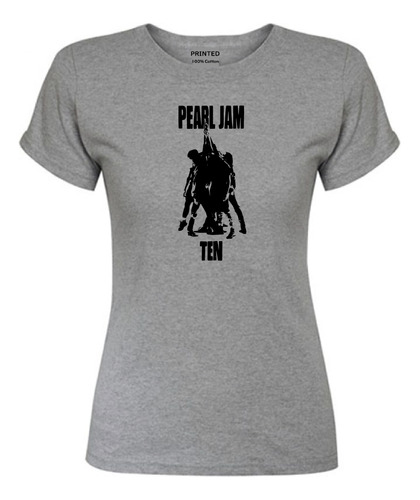 Polera Mujer Estampado Pearl Jam - Ten
