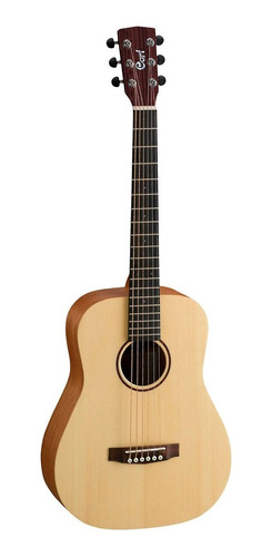 Guitarra Acustica Earth Mini Op Cort Solida En Caja