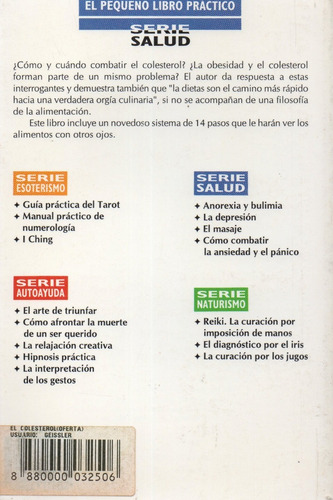 Bb4 El Colesterol, Todo Lo Que Necesitas Conocer - A. Geiss (Usado)