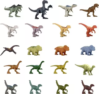 Jurassic World Multipack Mini Dinosaurios 20 Piezas