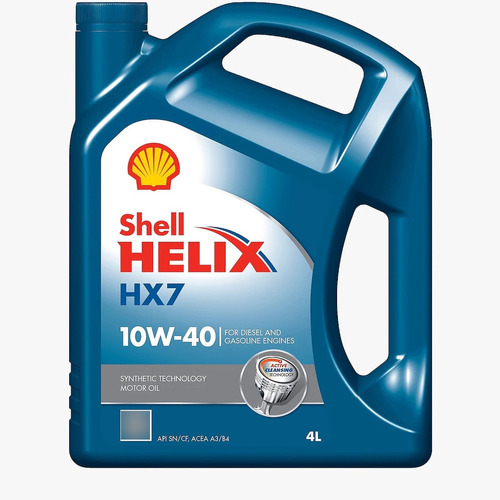 Aceite Shell Helix Hx7 10w-40 4l Motor Bencina Y Petroleo