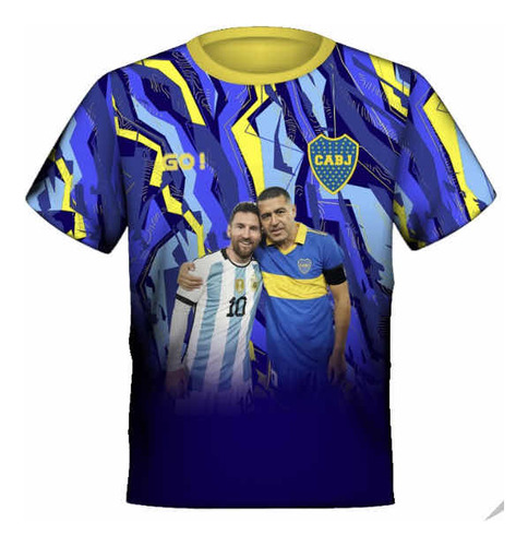 Camiseta Boca Juniors Riquelme Messi