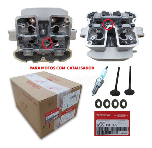 Imagem 2 de 6 de Cabeçote Cb300 Xre300 2009 A 2012 Kit C/nota Fiscal
