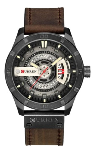 Reloj Curren Cronografo Cu8301 Deportivo Militar Para Hombre