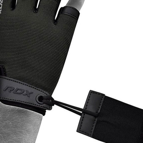 Guantes Medios Rdx De Levantamiento Black Wga-t2hb
