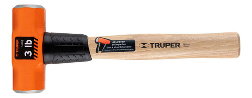 Comba Octagonal 3 Lb Mango De Madera 12 Truper 16507