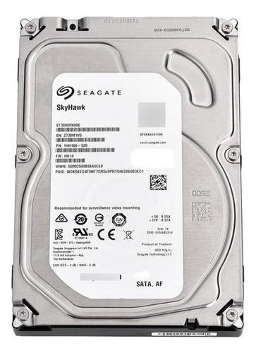 Disco Duro Seagate Skyhawk St6000vx0003