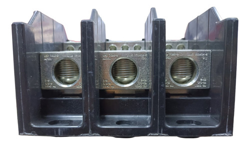 Bloque De Distribucion Bussmann 16371-3, 3 Polos 400a 600v