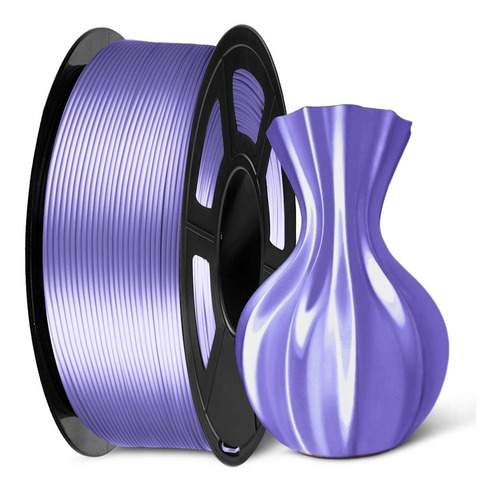 Filamento Pla + Silk Metalizado - Reprap3d - Roxo